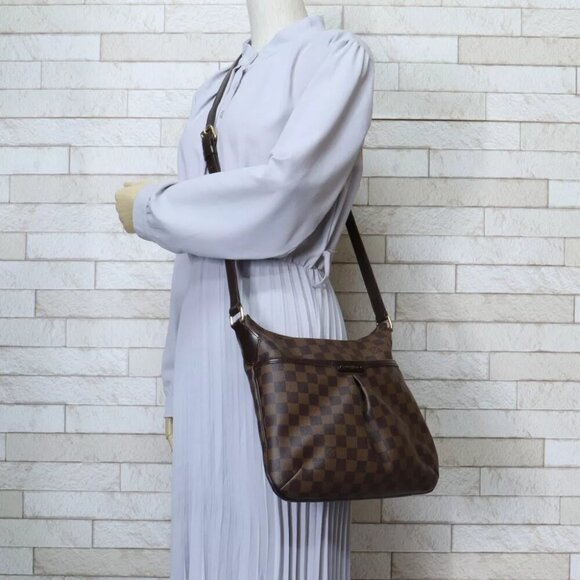 LOUIS VUITTON Shoulder Bag Cross Body N42251 Damier canvas Bloomsbury PM used - Picture 2 of 10